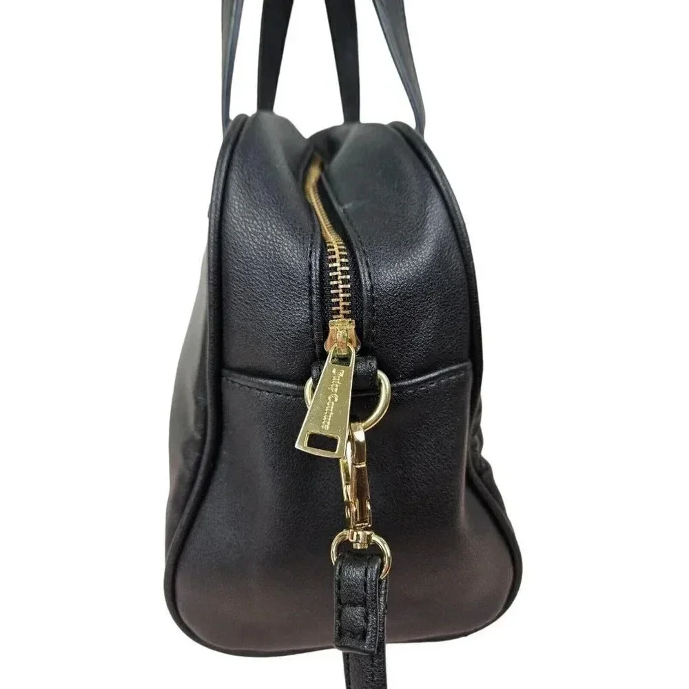 Women Juicy Couture Black Crown‎ Royal Satchel